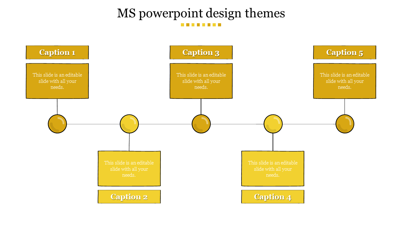 ms powerpoint design themes-Yellow